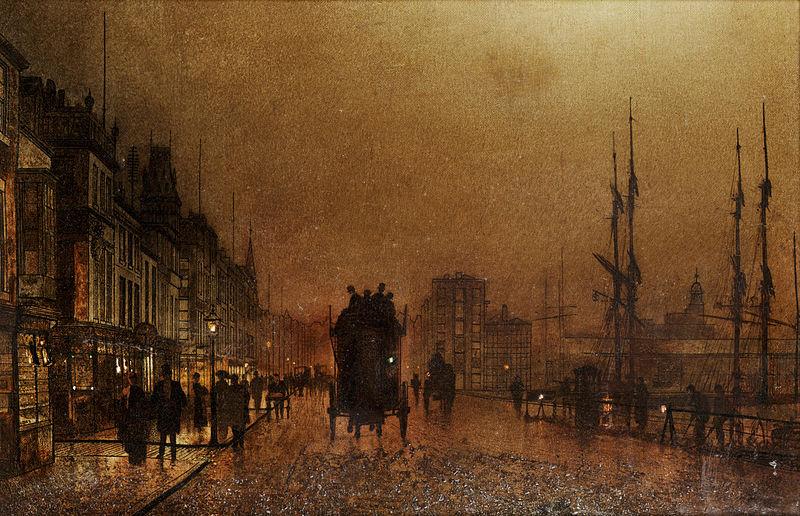 John Atkinson Grimshaw The Broomielaw oil painting picture